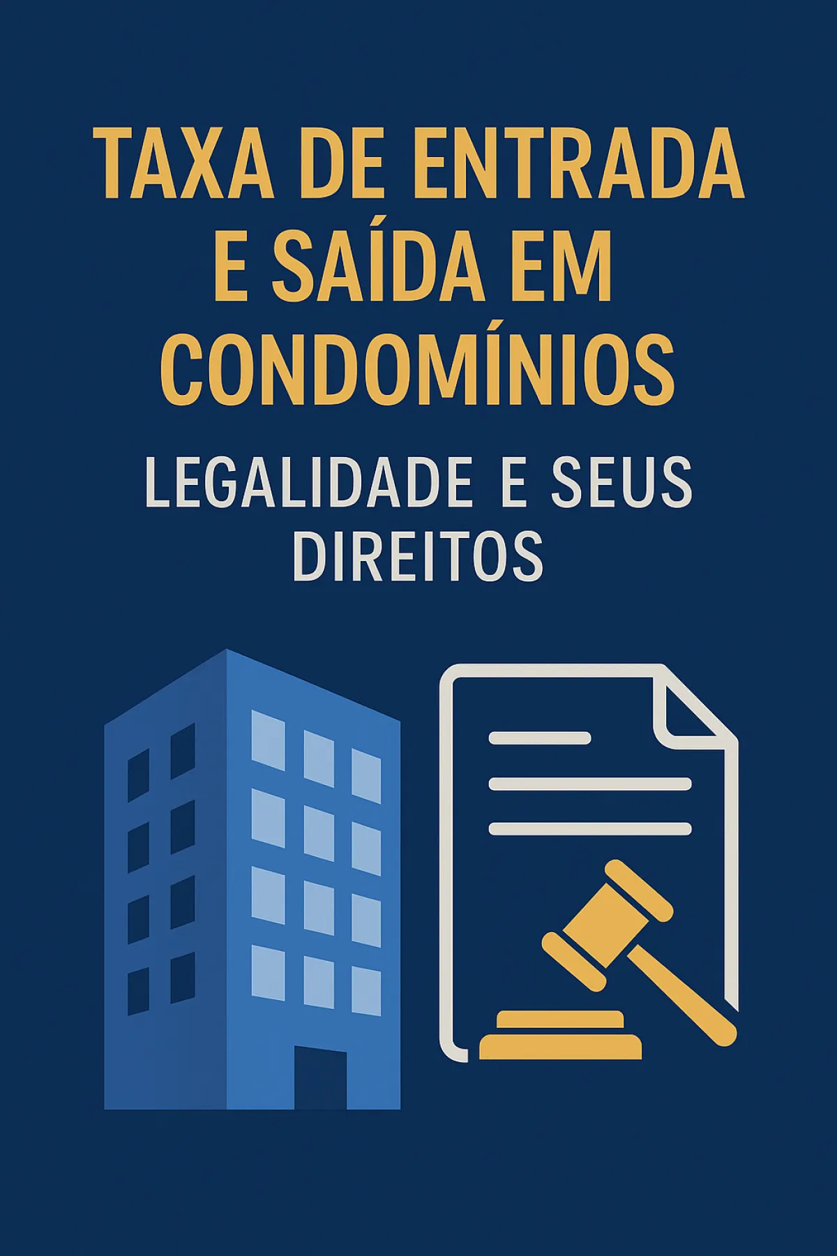 Imagem principal de Taxa de Entrada e Saída em Condomínios: Legalidade e Seus Direitos
